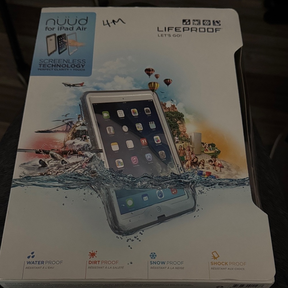 LifeProof NÜÜD iPad Air Case - White and grey
